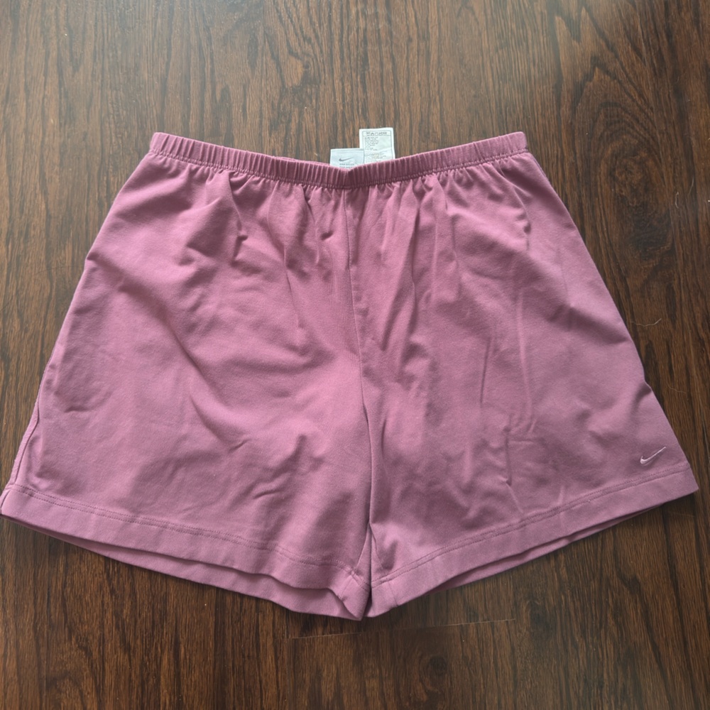 Nike Purple Athletic Shorts Elastic Waistband